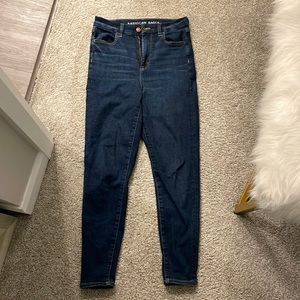 American Eagle Outfitters Ne(x)t Level Stretch Skinny Jeans - Dark Wash